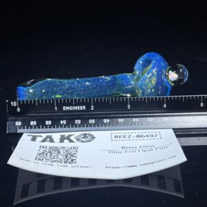 Shop Blue Frit Opal Pipe in australian