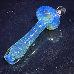 Shop Blue Frit Opal Pipe in australian