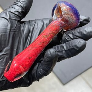 Shop Purple Magic Red Frit Pipe in australian