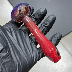 Shop Purple Magic Red Frit Pipe in australian