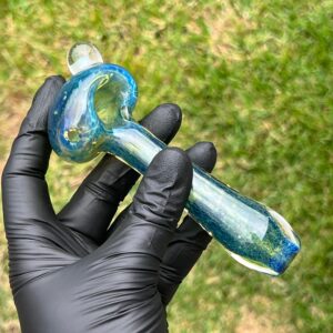 Shop Blue Frit Opal Pipe in australian