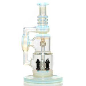 Shop Ill Glass - Custom Flux Cycler w/ Stabilization Pylons - UV Neo Light & Crushed Opal in australian