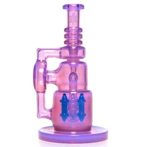 Shop Ill Glass - Custom Flux Cycler w/ Stabilization Pylons - Neo Opal & Crushed Opal in australian