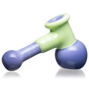 Shop Illadelph - Hammer Dry Pipe - Milky Green & Purple in australian