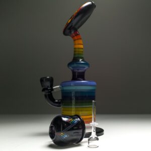 Shop Jred - Rainbow Hatchet Encalmo Bubbler in australian