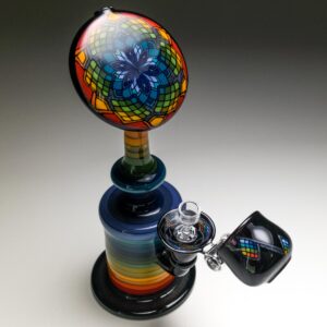 Shop Jred - Rainbow Hatchet Encalmo Bubbler in australian