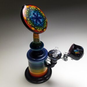 Shop Jred - Rainbow Hatchet Encalmo Bubbler in australian