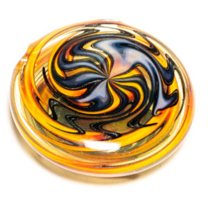 Shop Jake C - Double-Sided Disc Pendant - Double Layer Purple on Fire - Tangie Body in australian