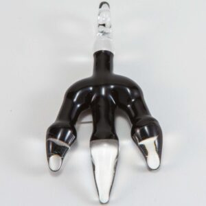 Shop J.O.P. - Chicken Foot Pendant - Black & Clear in australian