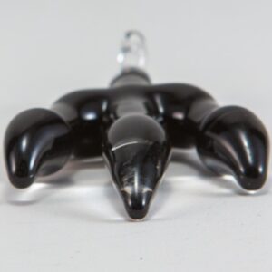 Shop J.O.P. - Chicken Foot Pendant - Black & Clear in australian