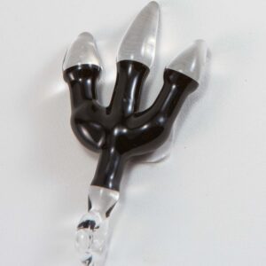 Shop J.O.P. - Chicken Foot Pendant - Black & Clear in australian