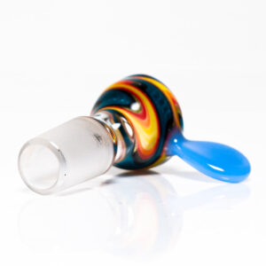 Shop K2 Glass - Worked Snap Slide - 14mm - Fire & Water Wag w/ Ether Handle in australian