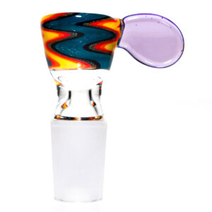 Shop K2 Glass - Worked Snap Slide - 14mm - Fire & Water Wag w/ CFL Potion Handle #3 in australian
