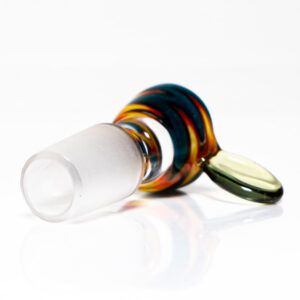 Shop K2 Glass - Worked Snap Slide - 14mm - Fire & Water Wag w/ CFL Potion Handle #3 in australian
