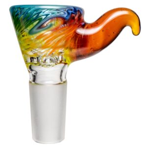 Shop Kevin Howell - Martini Slide - 4 Hole - 14mm - Fade to Clear w/ Agate in australian