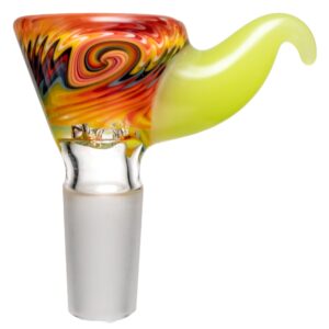 Shop Kevin Howell - Martini Slide - 4 Hole - 14mm - Fire & Rainbow w/ Antidote in australian