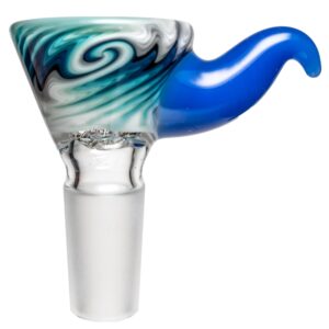 Shop Kevin Howell - Martini Slide - 4 Hole - 14mm - Smoke & Ice w/ Neptune in australian