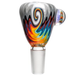 Shop Kevin Howell - Push Slide - 14mm - Smoke, Red & Rainbow Linework #1 in australian