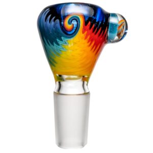 Shop Kevin Howell - Push Slide - 18mm - Transparent Blue Rainbow Linework #2 in australian