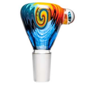 Shop Kevin Howell - Push Slide - 18mm - Transparent Blue Rainbow Linework #1 in australian