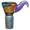 Shop Kevin Howell - Martini Slide w/ Worked Joint - 4 Hole - 18mm - Purple Lollipop in australian