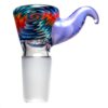 Shop Kevin Howell - Martini Slide - 4 Hole - 18mm - Fire, Ice & Shadow Linework w/ Pink Slyme in australian
