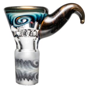 Shop Kevin Howell - Martini Slide w/ Worked Joint - 4 Hole - 18mm - Bipolar w/ Electrum in australian