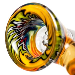 Shop Kevin Howell - Martini Slide - 4 Hole - 14mm - Earth & Rainbow Linework w/ CFL Serum in australian