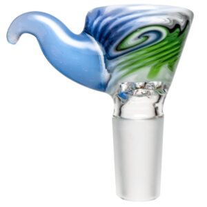 Shop Kevin Howell - Martini Slide - 4 Hole - 14mm - Spearmint & Shadow w/ Moonstone in australian