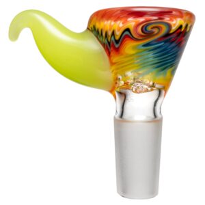Shop Kevin Howell - Martini Slide - 4 Hole - 14mm - Fire & Rainbow w/ Antidote in australian