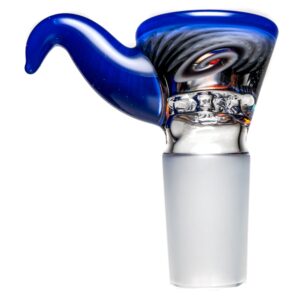 Shop Kevin Howell - Martini Slide - 4 Hole - 18mm - Bipolar Linework - Purple Lollipop in australian