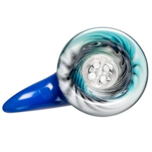 Shop Kevin Howell - Martini Slide - 4 Hole - 14mm - Smoke & Ice w/ Neptune in australian