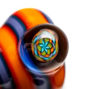 Shop Kevin Howell - Push Slide - 14mm - Orange & Purple Linework in australian