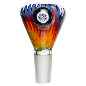 Shop Kevin Howell - Push Slide - 14mm - Smoke, Red & Rainbow Linework #2 in australian