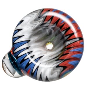 Shop Kevin Howell - Push Slide - 14mm - Smoke, Red & Rainbow Linework #2 in australian