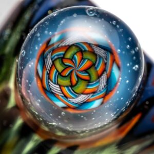 Shop Kevin Howell - Push Slide - 14mm - Green Stardust w/ Multi Color Linework in australian