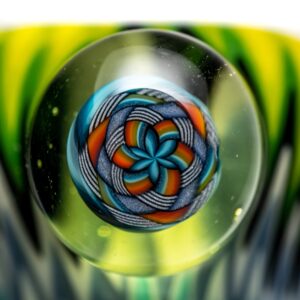 Shop Kevin Howell - Push Slide - 14mm - Lemon Drop, Green & Fruit Stripe Linework in australian