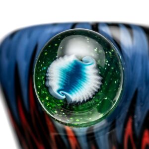 Shop Kevin Howell - Push Slide - 18mm - Aqua, Red & Purple Linework in australian