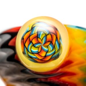 Shop Kevin Howell - Push Slide - 18mm - Smoke & Multi Color Linework in australian