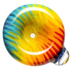 Shop Kevin Howell - Push Slide - 18mm - Yellow & Rainbow Linework in australian