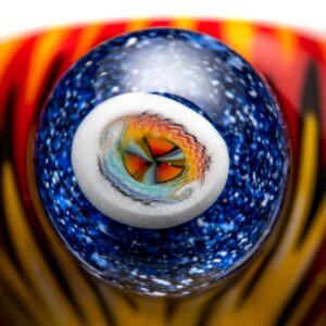 Shop Kevin Howell - Push Slide - 18mm - Yellow & Rainbow Linework in australian