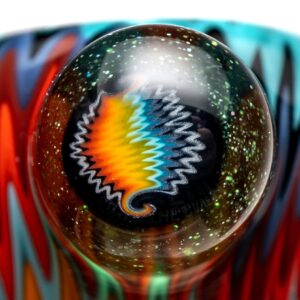 Shop Kevin Howell - Push Slide - 18mm - Aqua Multi Color Linework in australian