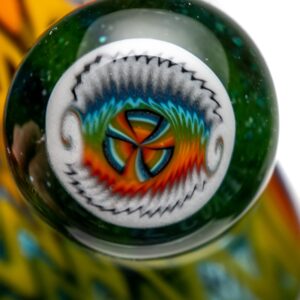 Shop Kevin Howell - Push Slide - 18mm - Fade to Clear Rainbow Linework in australian