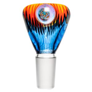 Shop Kevin Howell - Push Slide - 18mm - Transparent Blue Rainbow Linework #1 in australian