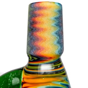 Shop Kevin Howell - Martini Slide w/ Worked Joint - 4 Hole - 18mm - Green Stardust in australian