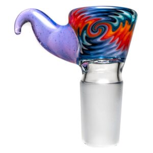 Shop Kevin Howell - Martini Slide - 4 Hole - 18mm - Fire, Ice & Shadow Linework w/ Pink Slyme in australian