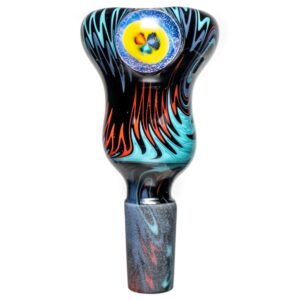 Shop Kevin Howell - Push Slide w/ Worked Joint - 14mm - Aqua, Red & Purple in australian