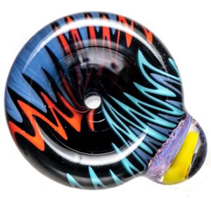 Shop Kevin Howell - Push Slide w/ Worked Joint - 14mm - Aqua, Red & Purple in australian