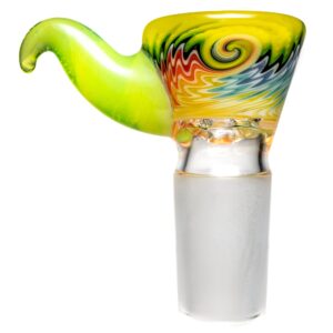 Shop Kevin Howell - Martini Slide - 4 Hole - 18mm - Lemon Drop & Fruit Stripe w/ Slyme in australian
