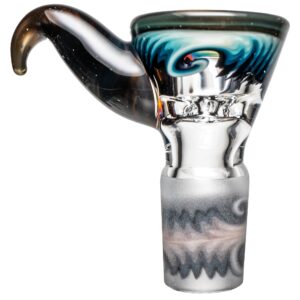 Shop Kevin Howell - Martini Slide w/ Worked Joint - 4 Hole - 18mm - Bipolar w/ Electrum in australian